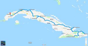 Traseul din Cuba