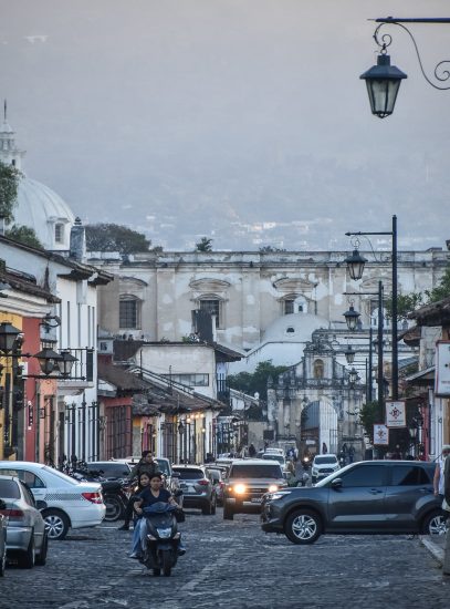 Seara, în Antigua Guatemala