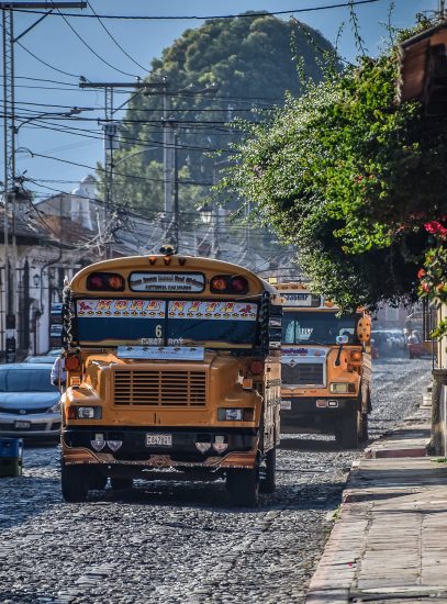 Chicken bus, Guatemala