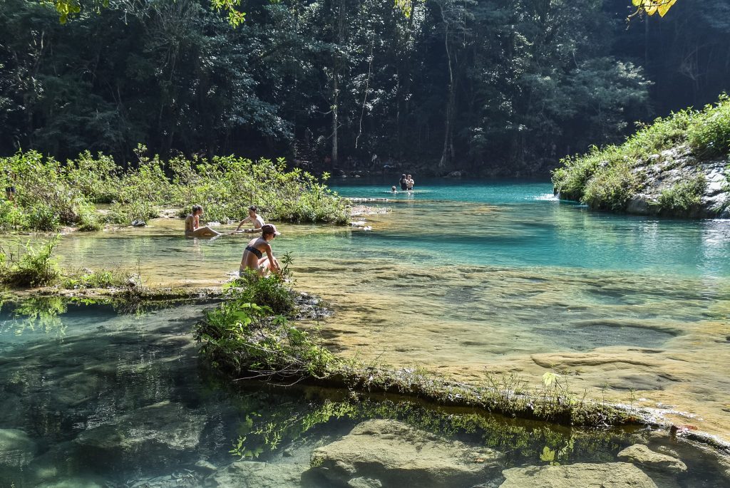 Apele verzi de la Semuc Champey, Guatemala