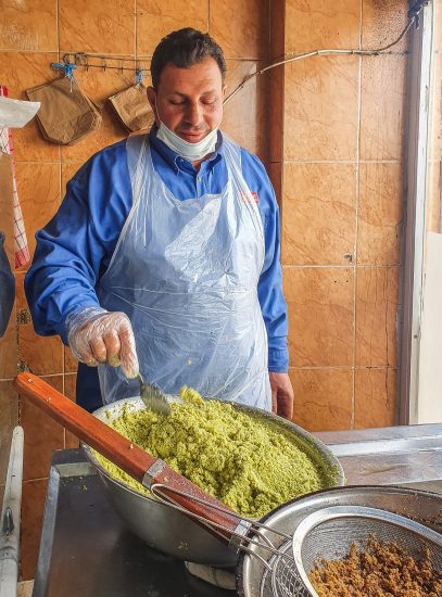 Pasta verde pentru falafel