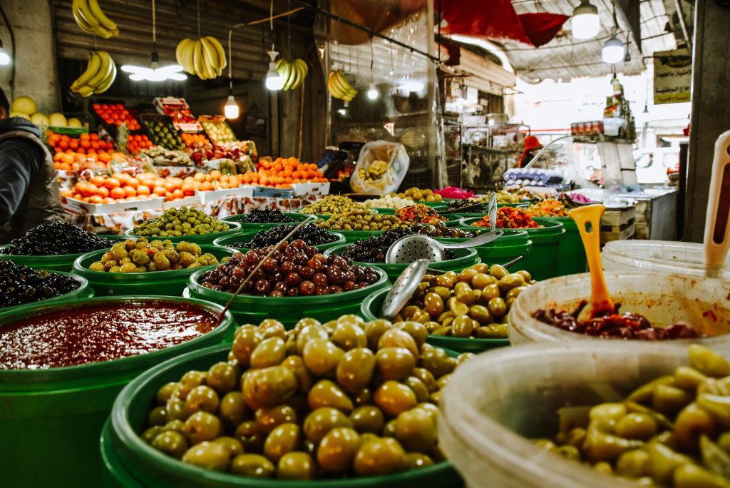 Piață în Amman, Iordania