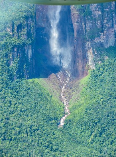 Salto Angel, din avion