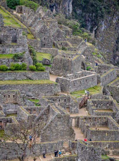 Străduțe de tip labirint la Machu Picchu