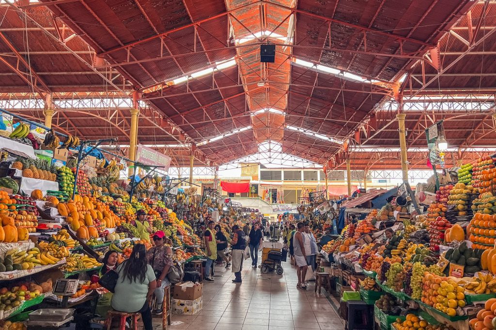 O piață în Arequipa