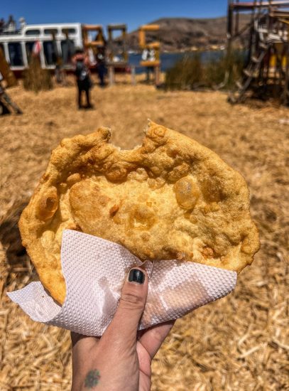 Turtă din quinoa, Titicaca