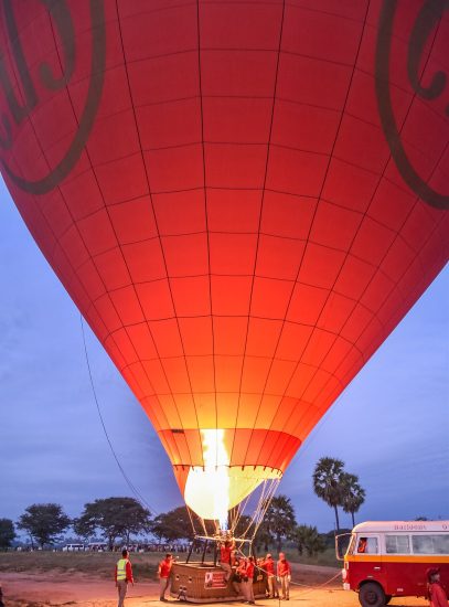 Balloons over Bagan