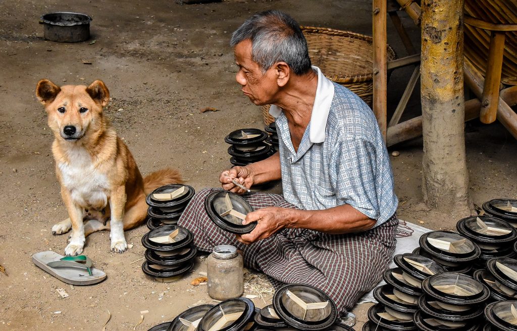 Laquerware în Bagan