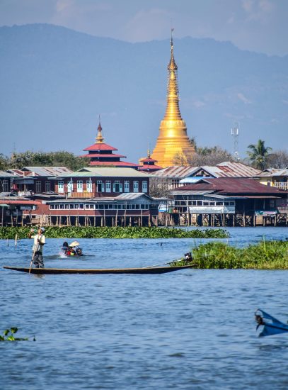 Locuințele de pe Inle Lake